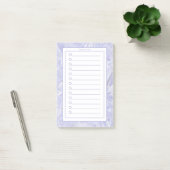 Personalised Purple Paint Strokes Grocery List. Post-it Klebezettel (Büro)