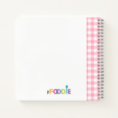 Personalised Recipe Book (Your Photo) Notizblock (Rückseite)