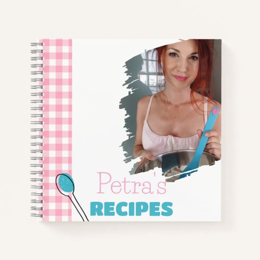 Personalised Recipe Book (Your Photo) Notizblock (Vorderseite)
