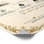 Personalised Rescue Dog Adoption Certificate Poster (Ecke)