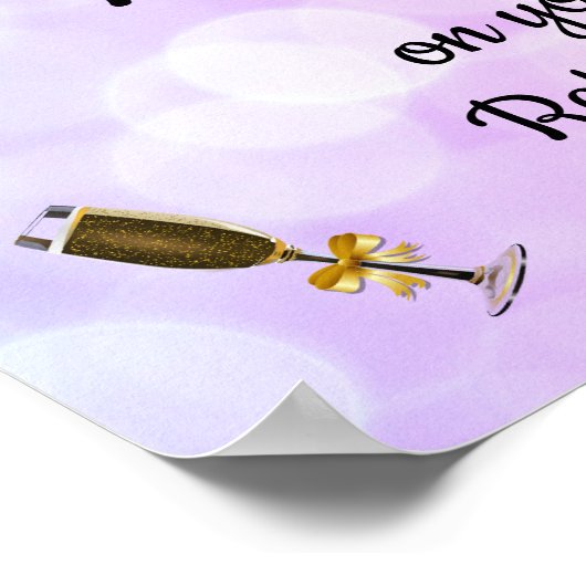 Personalised Retirement Poster (Ecke)