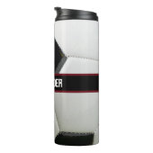 Personalised Soccer Water Bottle With Name Thermosbecher (Nach rechts gedreht)