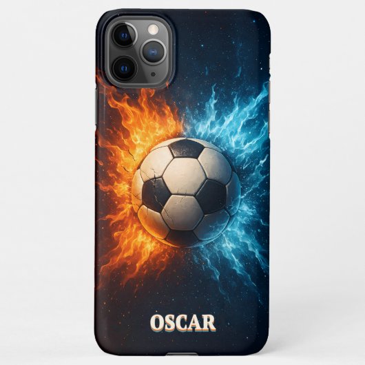 Personalised Sports/Soccer iPhone 11 Pro Max Case Hülle (Rückseite)