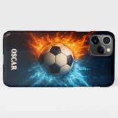Personalised Sports/Soccer iPhone 11 Pro Max Case Hülle (Rückseite (Horizontal))