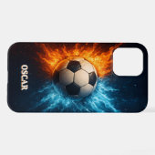 Personalised Sports/Soccer iPhone 12 Case Hülle (Rückseite (Horizontal))
