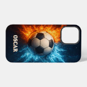 Personalised Sports/Soccer iPhone 12 Pro Case iPhone Hülle (Rückseite (Horizontal))