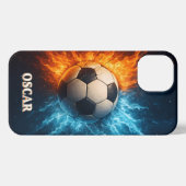 Personalised Sports/Soccer iPhone 13 Case Hülle (Rückseite (Horizontal))