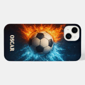 Personalised Sports/Soccer iPhone 14 Plus Case Hülle (Rückseite (Horizontal))