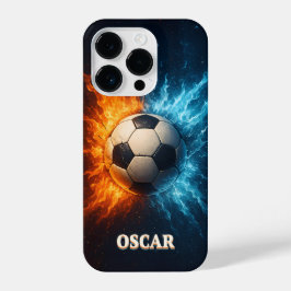 Personalised Sports/Soccer iPhone 14 Pro Case Hülle