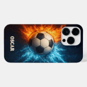 Personalised Sports/Soccer iPhone 14 Pro Max Case Hülle (Rückseite (Horizontal))