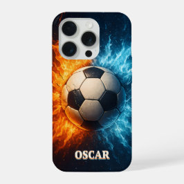 Personalised Sports/Soccer iPhone 15 Pro Case Hülle