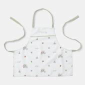 Personalised Spring Mice On A Bike Pattern Apron Schürze (Vorderseite)