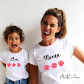 Personalised T-shirt for Mother's Day in pairs