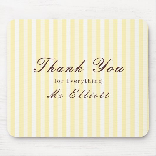 Personalised Thank You Teacher Mouse Pad Buttercup Mousepad (Vorne)