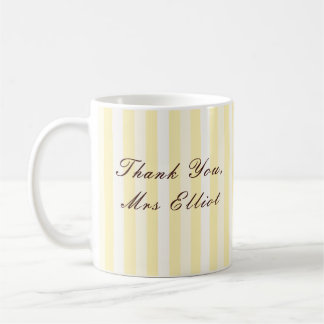 Personalised Thank You Teacher Mug Kaffeetasse