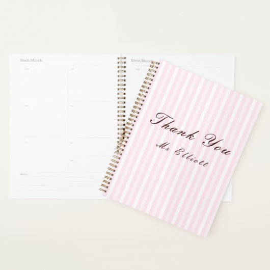 Personalised Thank You Teacher Notebook  Planer (Anzeige)