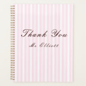 Personalised Thank You Teacher Notebook  Planer (Vorderseite)