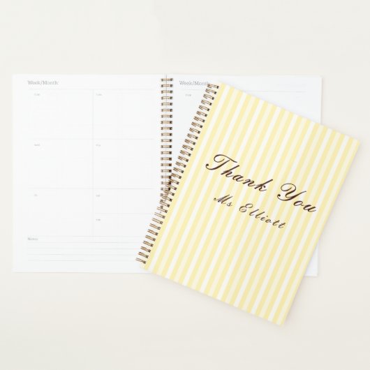 Personalised Thank You Teacher Notebook  Planer (Anzeige)