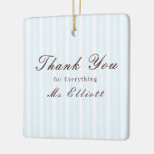 Personalised Thank You Teacher Ornament Bluebell (Links)