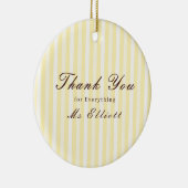Personalised Thank You Teacher Ornament Buttercup (Rechts)