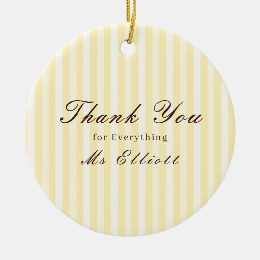 Personalised Thank You Teacher Ornament Buttercup (Vorne)