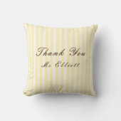 Personalised Thank You Teacher Throw Cushion Kissen (Vorderseite)