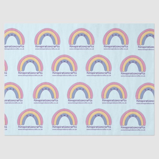 Personalised tissue paper with your own logo seidenpapier (Vorderseite)