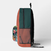 Personalised Tropical Backpack – Custom Name text  Bedruckter Rucksack (Rechts)