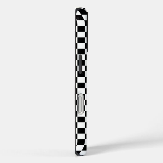 Personalised Two-Tone Checkerboard Case-Mate iPhone Hülle (Rückseite / Rechts)