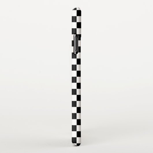 Personalised Two-Tone Checkerboard iPhone Hülle (Rechte Seite)