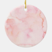 Personalised Unicorn Babygirl First Ornament (Hinten)