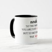 Personalised Valentine's Day Mug NAME Tasse (Vorderseite Links)