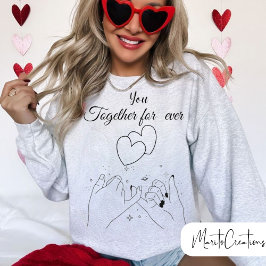 Personalised Valentine's Day sweater for couples Sweatshirt