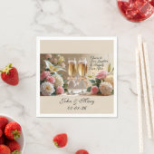 Personalised Wedding Napkins-Happily Ever After Serviette (Beispiel)