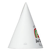 Personalised World's Best Teacher Partyhütchen (Links)