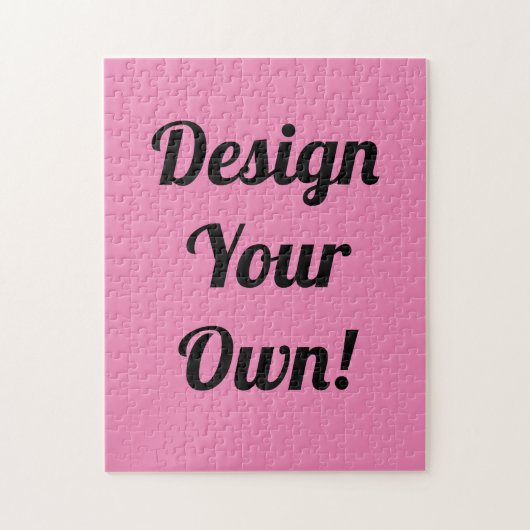 Personalised Xmas Gift Custom Jigsaw Puzzle Pink (Vertikal)