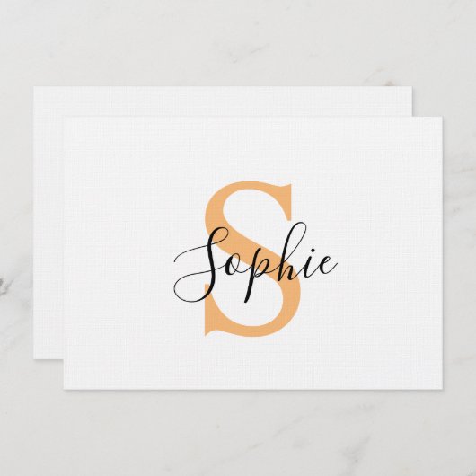 Personalised Your Name, Custom Name, Birthday Gift Einladung (Vorne/Hinten)