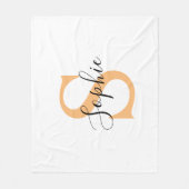 Personalised Your Name, Custom Name, Birthday Gift Fleecedecke (Vorderseite)