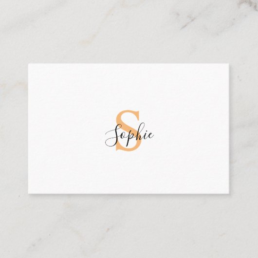 Personalised Your Name, Custom Name, Birthday Gift Visitenkarte (Vorderseite)