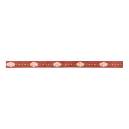 Personalises  Christmas Luxury Pattern  Satinband