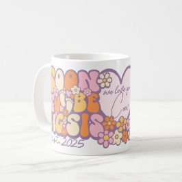 Personalisierbar "Bald zu groß Sis, Est. 2025 Kaffeetasse
