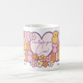 Personalisierbar "Bald zu groß Sis, Est. 2025 Kaffeetasse (Mittel)