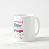 Personalisierbar- Christmas Movie Mug Watching Kaffeetasse (VorderseiteRechts)