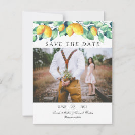 Personalisierbar Elegant Toscana Wedding Foto Save The Date