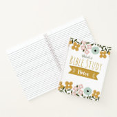 Personalisierbar | Floral Bible Study Notizblock (Innenseite)