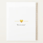 Personalisierbar Foto Hochzeit Planer (Rückseite)