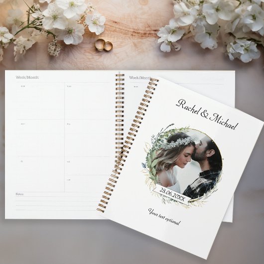 Personalisierbar Foto Hochzeit Planer