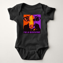 Personalisierbar! Halloween Boovine Pop Art Cow Ts Baby Strampler