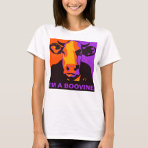Personalisierbar! Halloween Boovine Pop Art Cow Ts