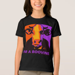 Personalisierbar! Halloween Boovine Pop Art Cow Ts Tri-Blend Shirt